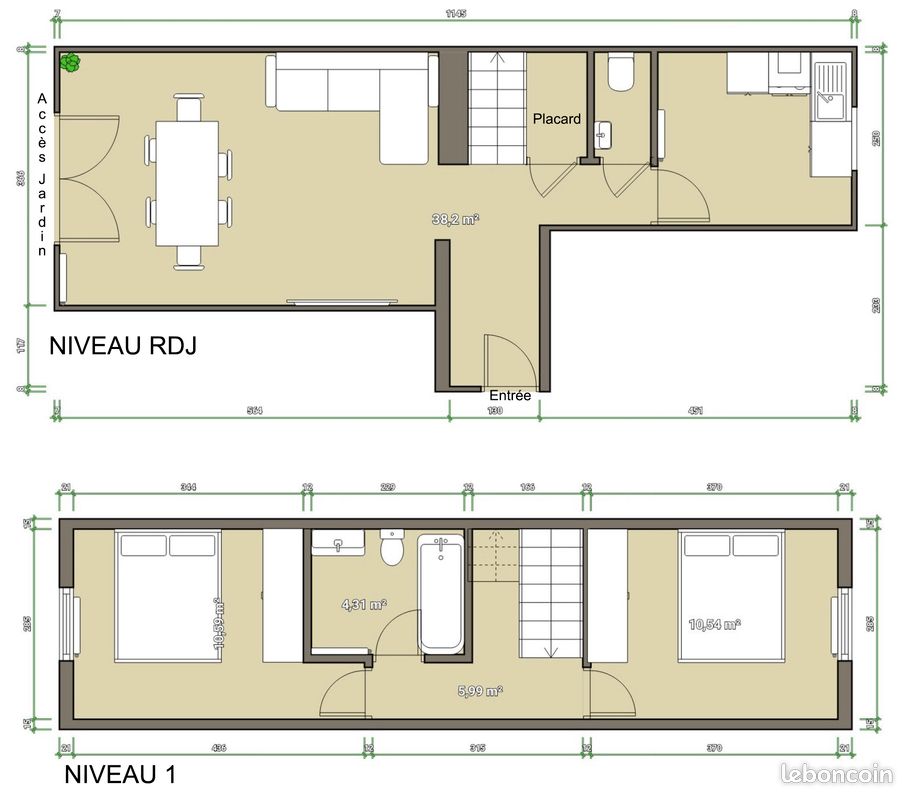 Appartement 3 pièces 65 m² · à Villers-lès-Nancy · 65 m² · 970 €/mois