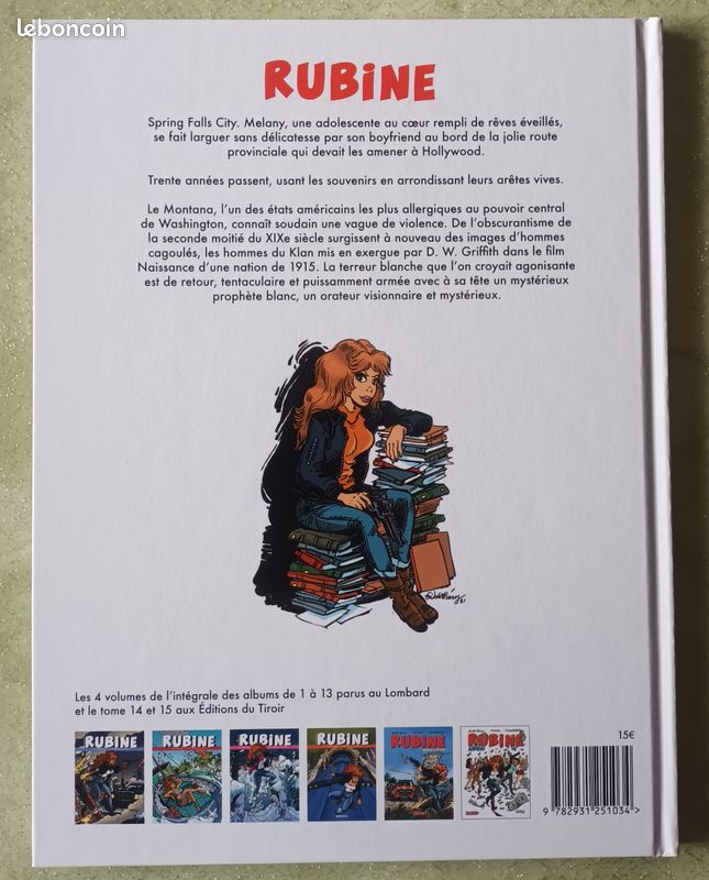 BD RUBINE - N°1 - Le PROPHETE BLANC - EO (image 2)