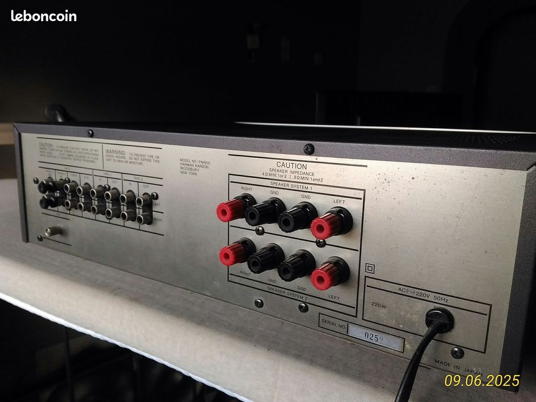 Ampli harman kardon vintage PM 650 (image 3)