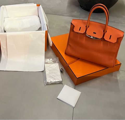 Accessoires Accessoire de sac Hermès Orange d'occasion