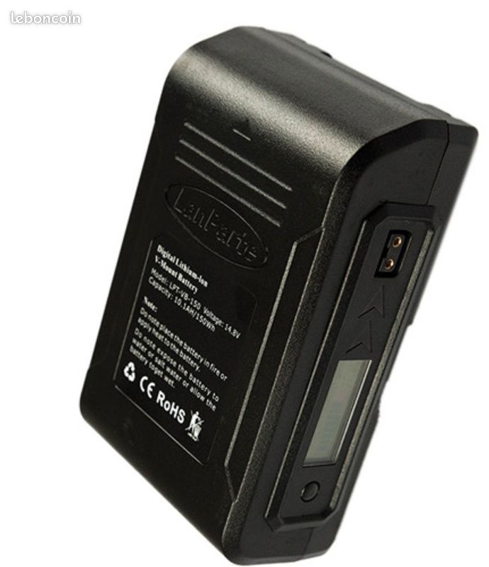 Batterie Lion VB150, 10400mAh autonomie Lanparte Sony (image 5)