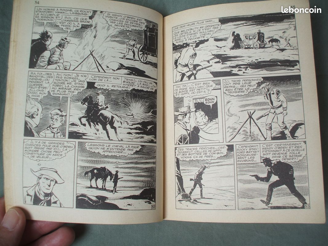 à saisir........RARE bd petit format de........" CARABINA SLIM "....n. 2.........éditions MON JOURNAL.....( RODEO..JIM CANADA...NEVADA...MISTER NO... Etc..)..... (image 6)