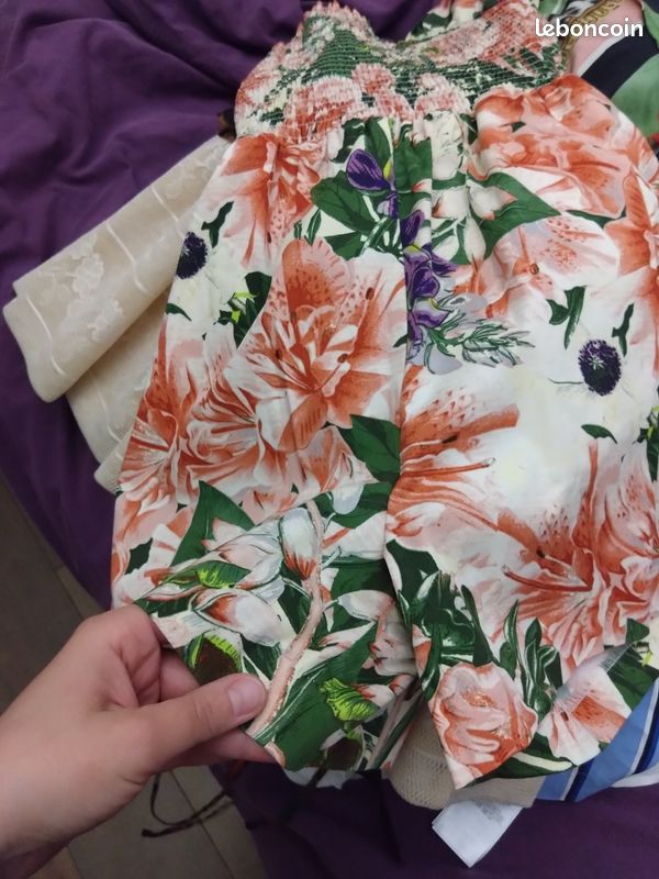 Robe courte H&M taille 36 bohème fleurie cété (image 5)
