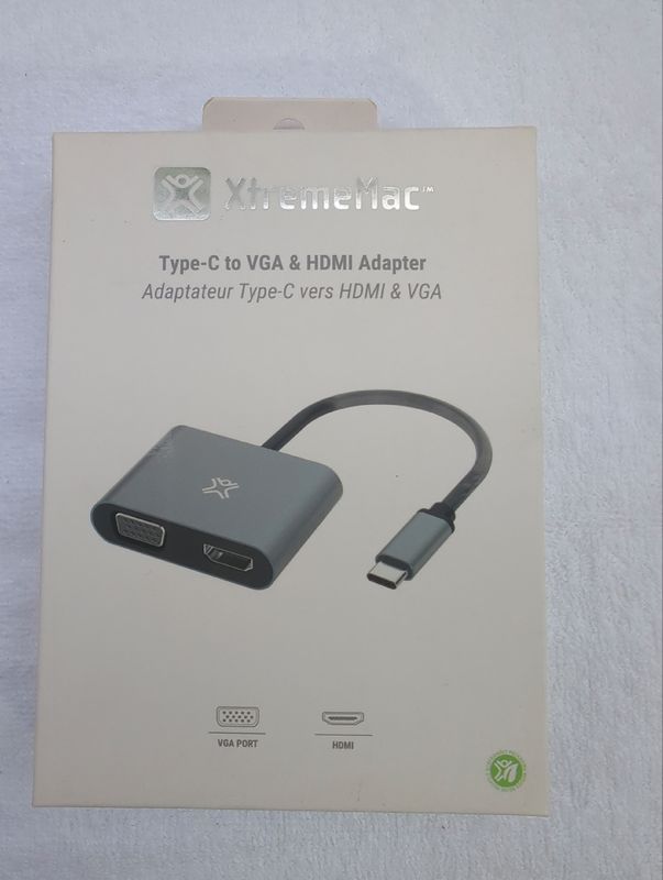 Adaptateur de Type-C vers double ports HDMI & VGA - XWH-ACVH-13