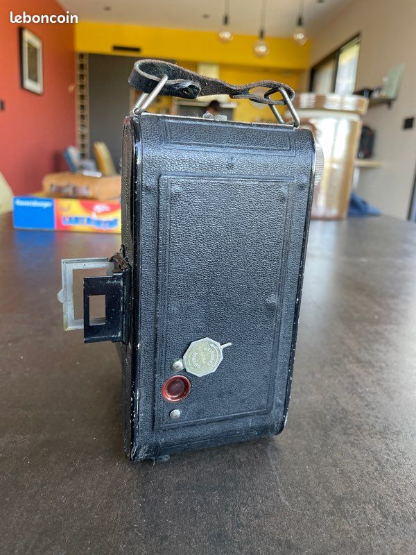 Appareil photo lumiere a soufflet lumirex pellicule 6x9 anastigmat fidor 6.3 avec etui - Collection