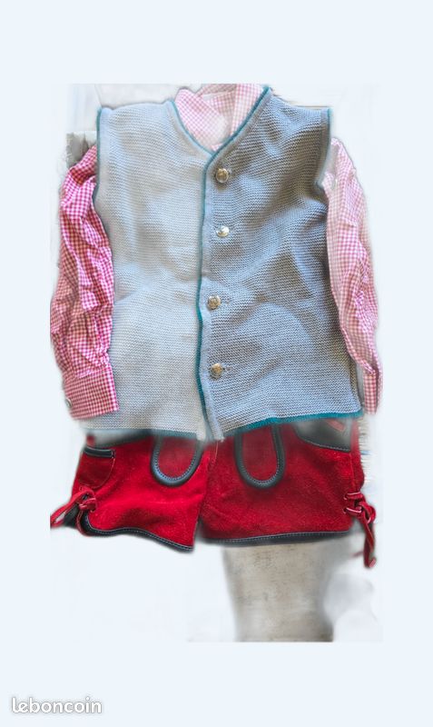 Veste Tyrolienne En Laine Bellenisa - Taille 44, Occasion Très Bon état - Style Alpin