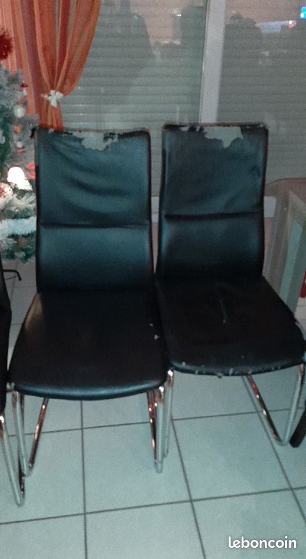 Lot de 4 chaises à customiser (image 2)