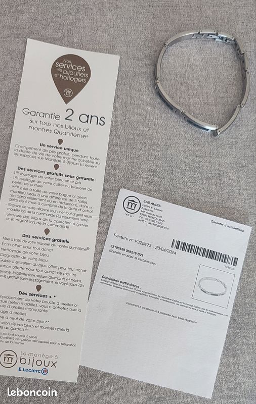 Manege A Bijoux Leclerc Bracelet Homme Maille Americaine Chaine En