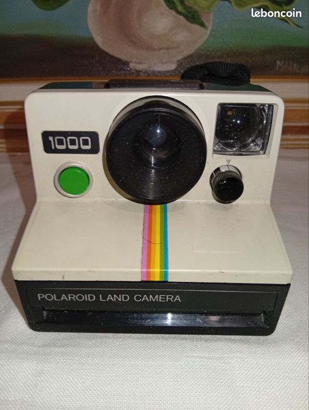 Appareil Photo Polaroid 1000 Vintage De 1977 - Avec Flash Et Notice, état Fonctionnel