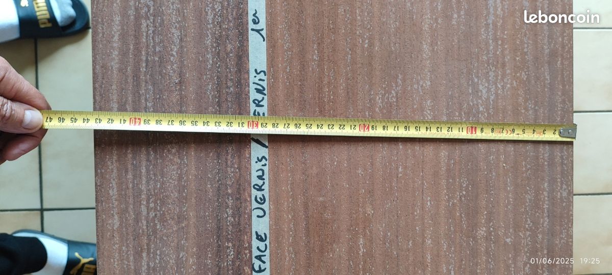 Table ovale en bois d' Orme Massif ACCUEIL 14 PERSNNES TRES SOLIDE (image 3)