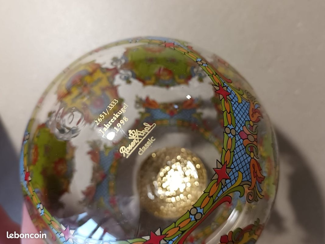 Rosenthal Boule de Noël dans son coffret d'origine (image 3)