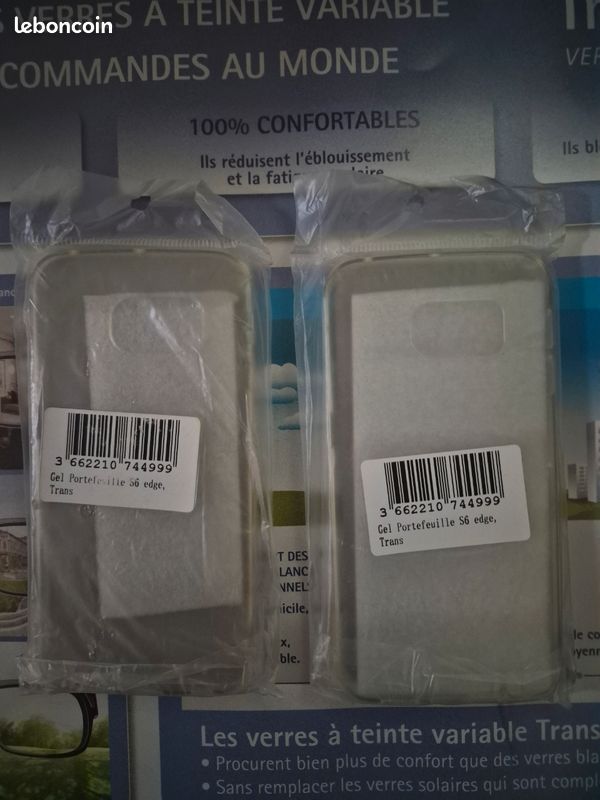 Coque Samsung galaxy S6 Edge 360 Transparente (image 2)