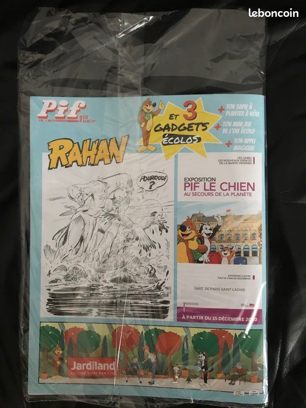 PIF Le Mag No. 1 décembre 2020 COLLECTOR (Rahan, Placid & Muzo, Pifou, Concombre Masqué, Couik etc.) (image 3)