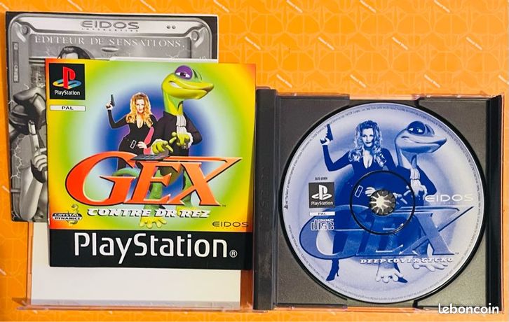 PLAYSTATION PS1 GEX Contre Dr Rez [PAL FR] Complet Boîte Notice PS One*JRF EUR 20,00 - FR