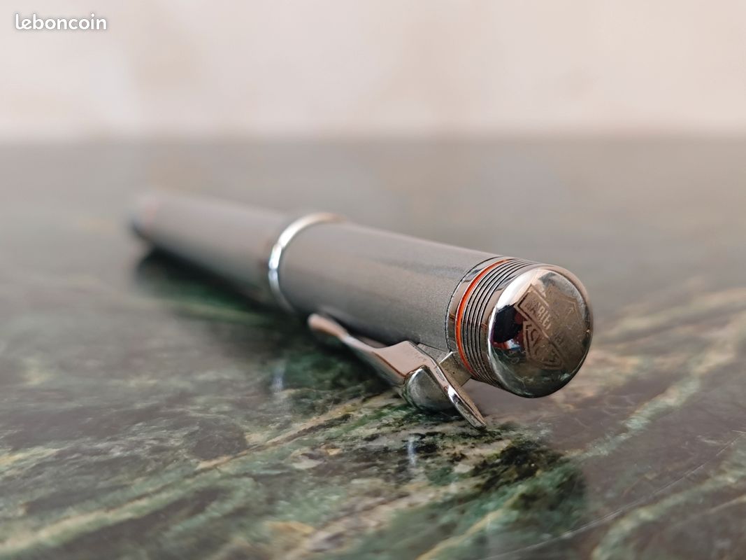 Stylo Plume Harley-Davidson Finition Acier - Article De Collection Très Rare - Neuf Dans Sa Boîte