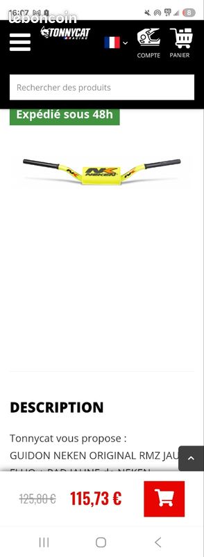 Guidon moto nk (image 3)