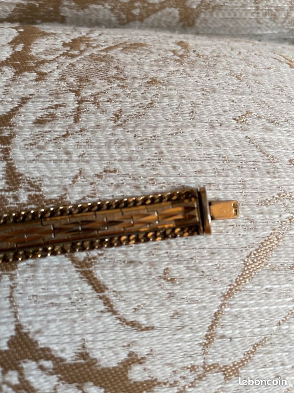 Bracelet gourmette, poinçonner (image 1)