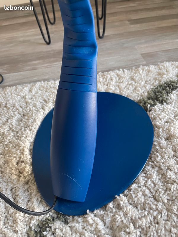 Grande lampe bleue cobra Manade made in France, rare dans cette couleur (image 5)