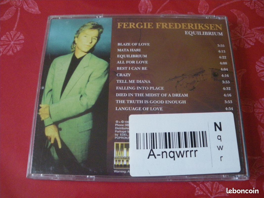 CD de Fergie Frederiksen - Equilibrium (image 2)
