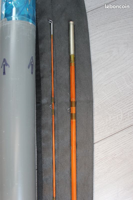 CANNE MOUCHE 7'4 Bambou Refendu Pezon et Michel Blank fishing