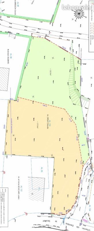 Terrain constructible 1317 m2 · à Morteau · 185 000 €