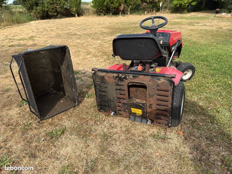MTD RH115 – Tracteur tondeuse 11,5 CV – Coupe 80 cm – Bac + déflecteur (image 9)