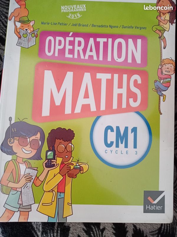 Opération maths CM1 cycle 3 Hatier (image 1)