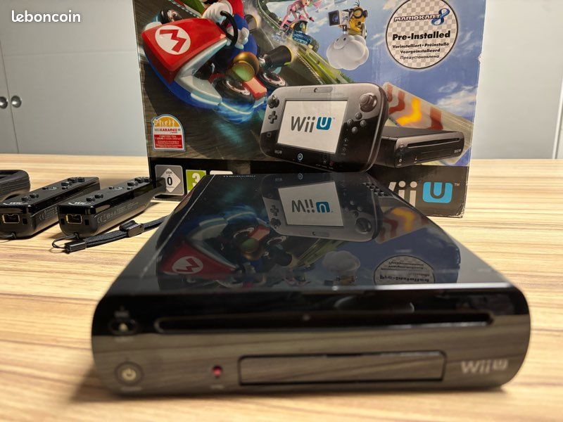 Console Wii U Premium Deluxe Complète Avec 200 Jeux - Boîte & Accessoires - Occasion Testée