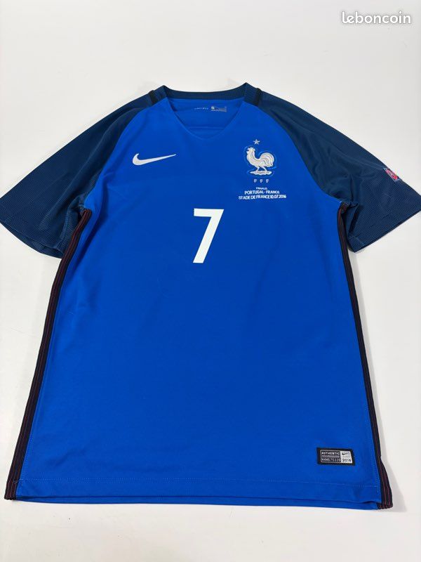 Kit Patch Flocage Griezmann #7 – Maillot France FFF – Euro 2016 Finale – Neuf Sans Emballage