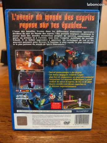 Jeu PS2 Casper Spirit Dimensions - Version PAL FR Complète - Occasion Bon état