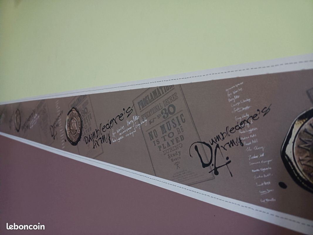 Frise auto-collante Harry potter signature Dumbledore - 1 rouleau de 0