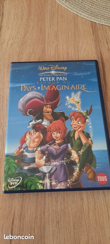 DVD Peter Pan Retour au Pays Imaginaire Walt Disney (image 1)