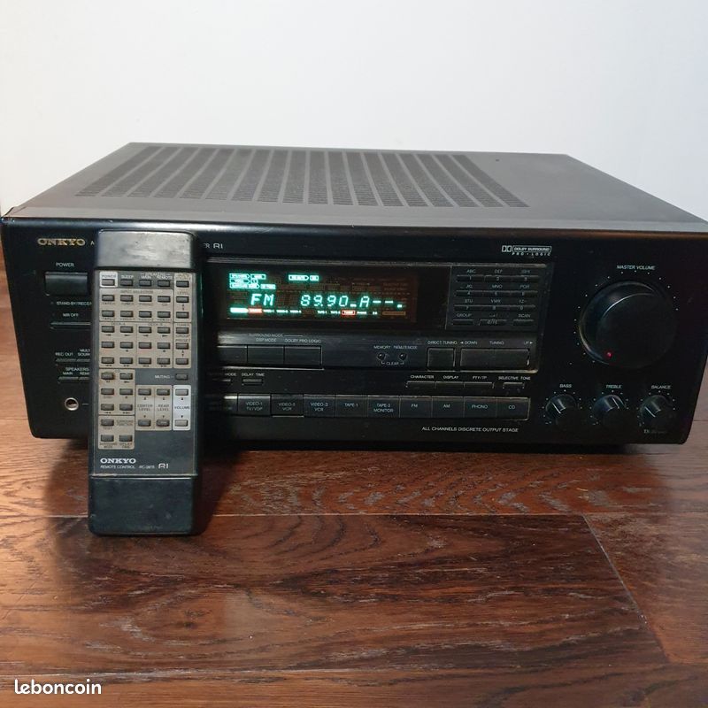Ampli-tuner Vintage Onkyo TX-65 - Contrôle Par Ordinateur - 1984 - Fonctionnel