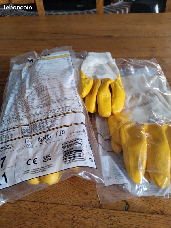Lot de 3 paire de gants pour travaux (image 1)