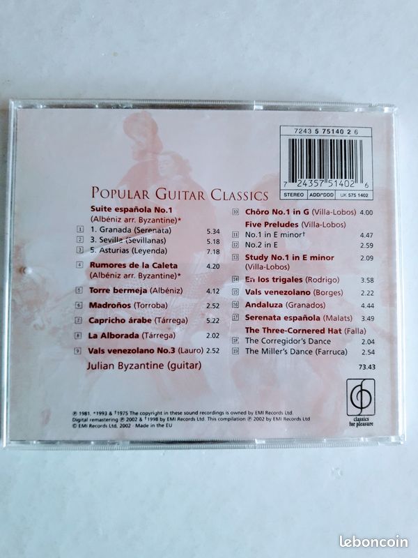 CD Popular guitar classics (image 2)