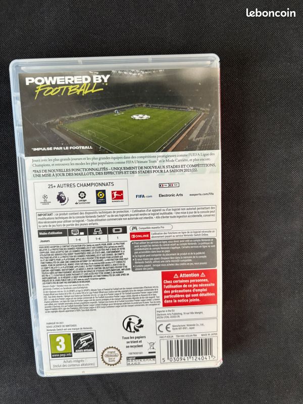 Jeu Switch Nintendo FIFA 22 (image 3)