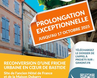 Appel à Projet Reconversion friche urbaine en coeur de bastide à Gimont