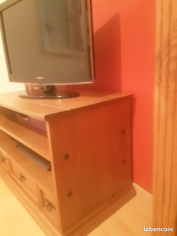 Meuble télé pin massif (image 2)