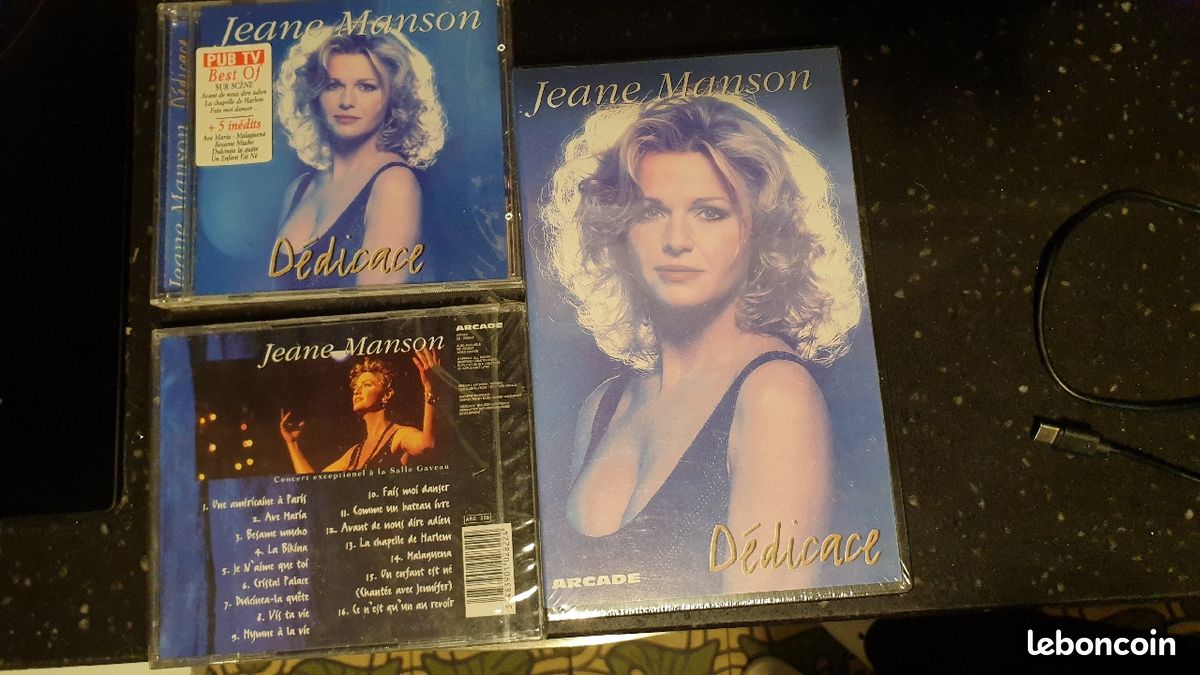 Jeane Manson Lot un CD et 1 cassette video (image 1)