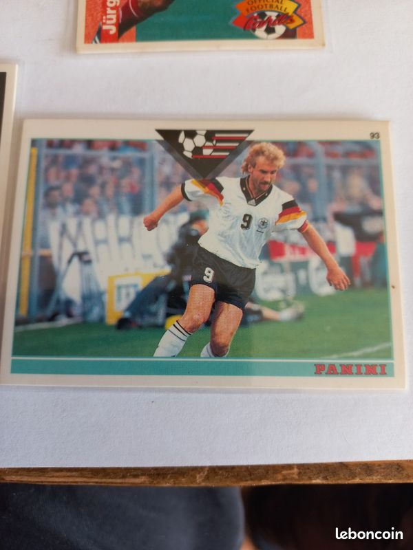 Lot de 9 cartes panini foot 1994 AS Monaco - Collection