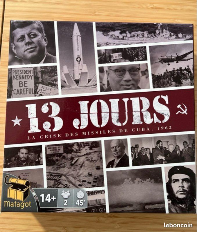 13 jours – La crise des missiles de Cuba 1962 – Jeu de société – Neuf sans étiquette (image 1)