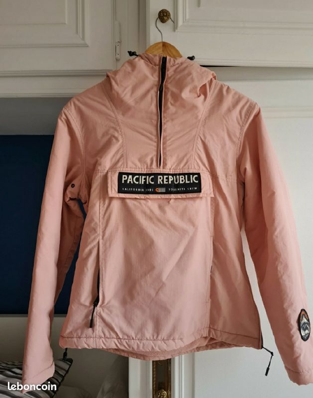 Pacific Republic Canguro Pull And Bear Rosa Chaqueta Canguro Mujer