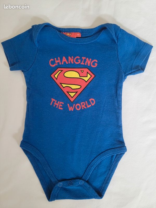 Body manches courtes 9 mois Superman (image 1)