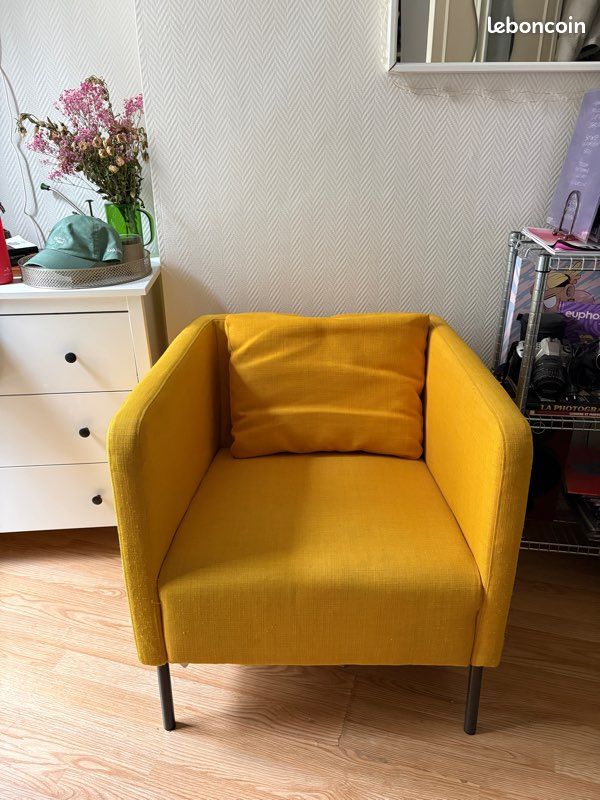 EKERÖ Fauteuil, Skiftebo jaune IKEA Ameublement