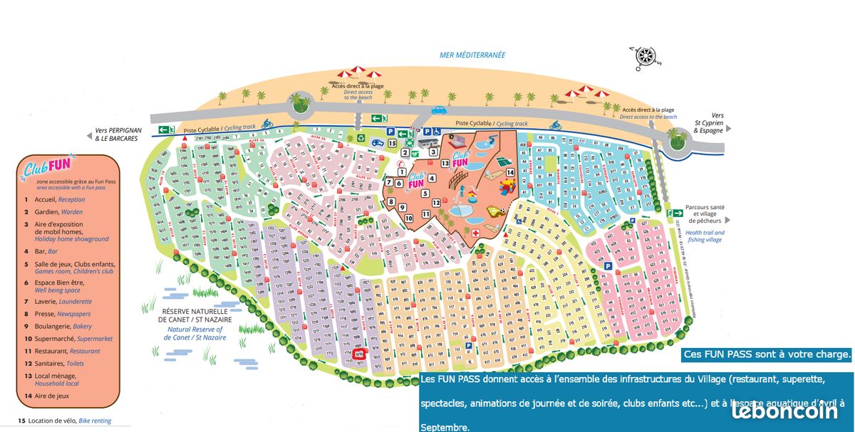 Mobil 'home 6pers Canet plage (image 10)
