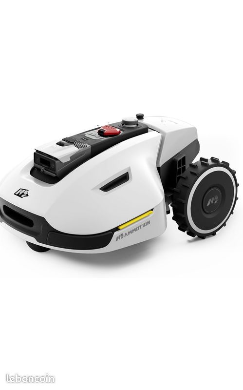 Robot Tondeuse Mammotion YUKA 2000 Avec Balayage Auto-vidant - 2000 M², 45% Pente, 3D+RTK