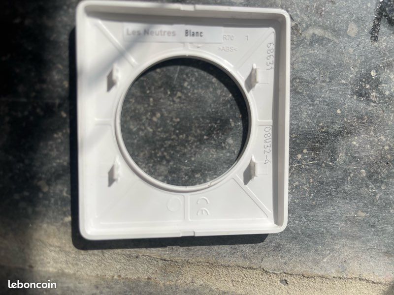 Plaque Legrand celiane 68631 blanc (image 2)