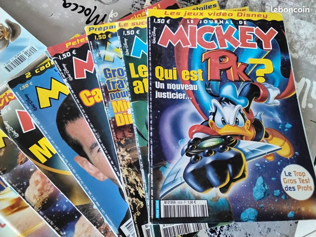 Revue et livres Mickey/picsou (image 1)