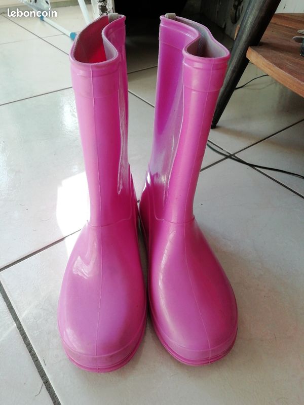 Bottes de pluie fille pointure 32/33 (image 1)