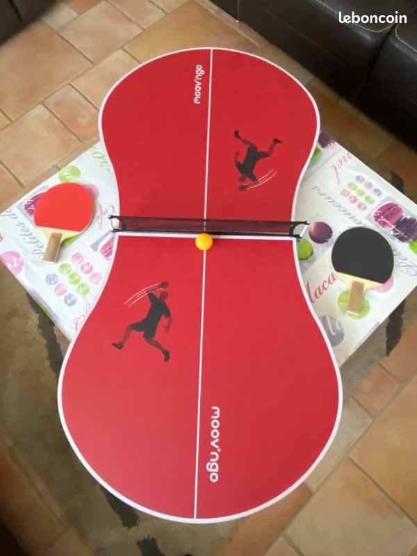 Mini table de ping pong pour enfants fun (image 2)